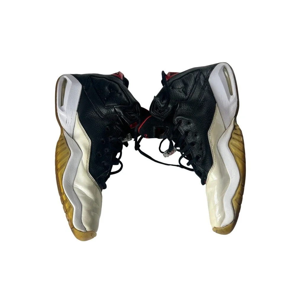 Jordan Dub Zero‎ Black White Red Basketball Sneakers 315317-016 Mens Size 12